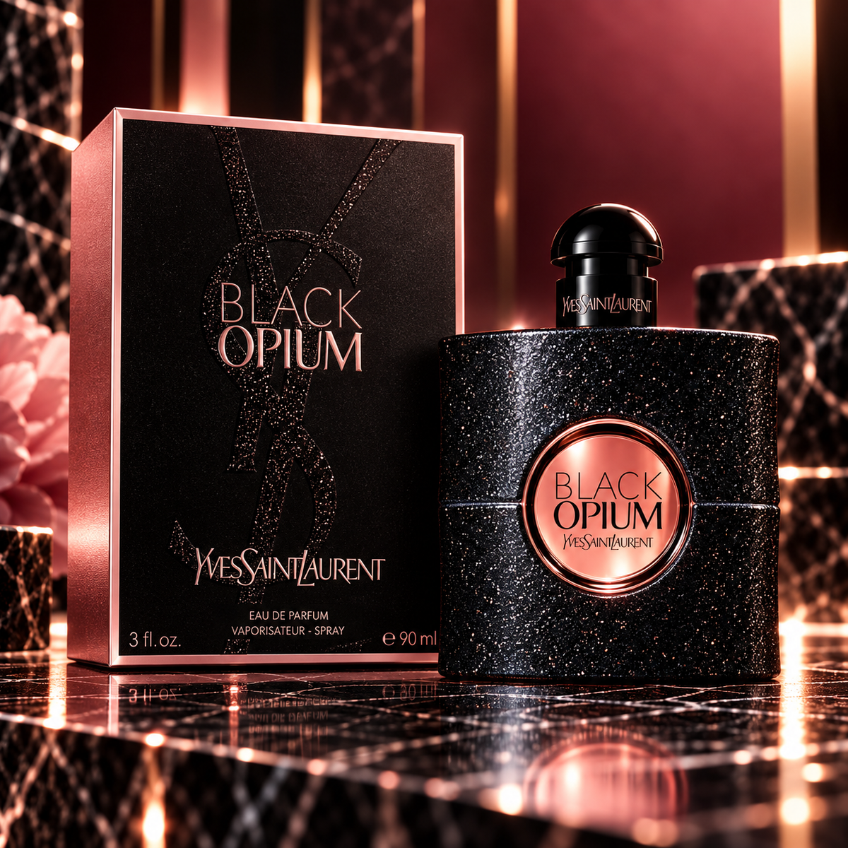 YSL BLACK OPIUM FEM — 125 ML